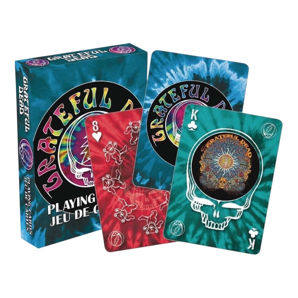 Grateful Dead Playing Cards Blue Red